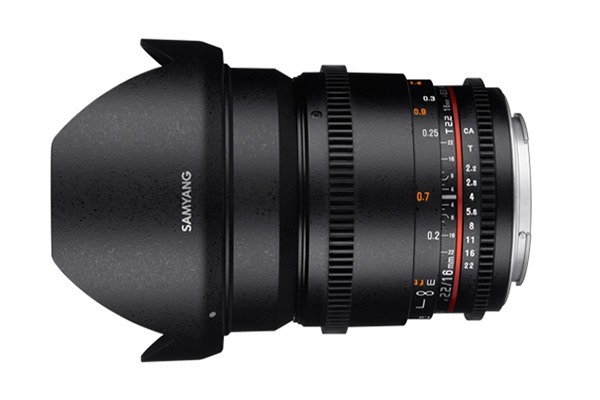 Samyang 16mm T2.2 ED AS Full Frame Lens