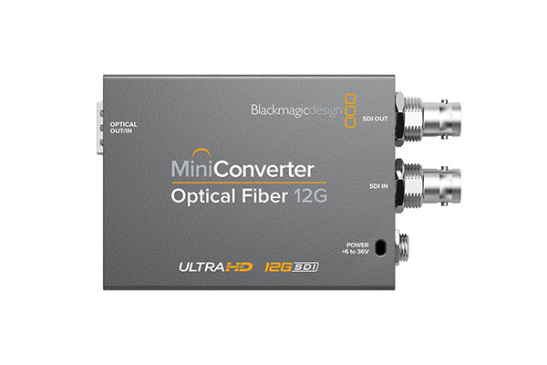 Blackmagic Mini Converter Optical Fiber 12G
