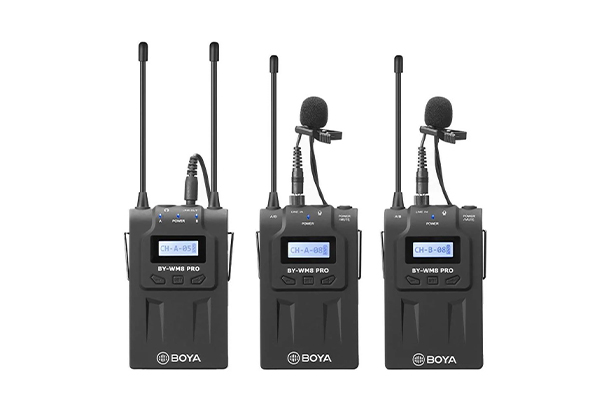 Boya BY-WM8 Pro Kit-2 Pro. İkili Kablosuz Mikrofon