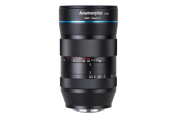 Sirui Anamorphic 75mm f1.8 E Mount Lens
