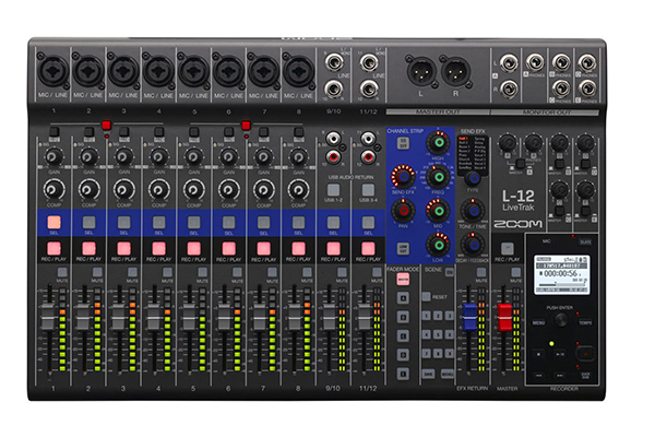 Zoom LiveTrak L-12 Dijital Mikser