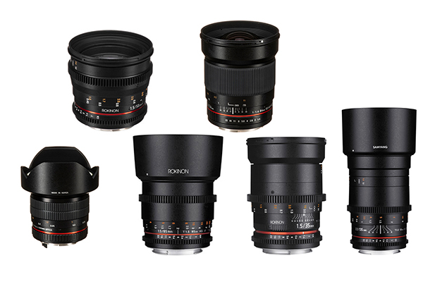 Samyang Sinema Lens Seti 6'lı